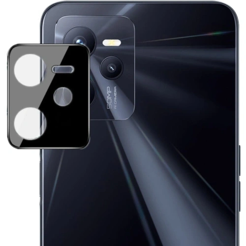 Kup Bizon Glass Edge edzett üveg - [2 PACK] + lencsevédelem Realme C35 fekete - BIZ734 - {ean13} - Sklep Home Screen