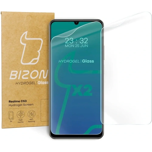 Kup Folia hydrożelowa na ekran Bizon Glass Hydrogel do Realme C53 / Note 50 [2 PACK] - BIZ737 - {ean13} - Sklep Home Screen