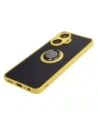 Kup Etui z uchwytem na palec Bizon Case Hybrid Ring do Realme C55 przydymione z żółtą ramką - BIZ738 - {ean13} - Sklep Home Screen