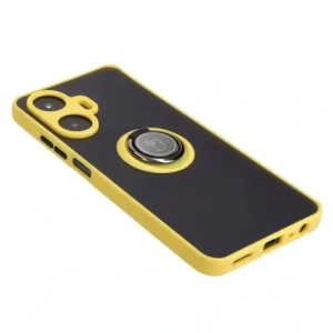 Kup Bizon Case Hybrid Ring Realme C55 füstös színben, sárga kerettel - BIZ738 - {ean13} - Sklep Home Screen