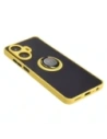 Kup Etui z uchwytem na palec Bizon Case Hybrid Ring do Realme C55 przydymione z żółtą ramką - BIZ738 - {ean13} - Sklep Home Screen