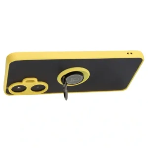 Kup Bizon Case Hybrid Ring Realme C55 füstös színben, sárga kerettel - BIZ738 - {ean13} - Sklep Home Screen