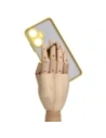 Kup Etui z uchwytem na palec Bizon Case Hybrid Ring do Realme C55 przydymione z żółtą ramką - BIZ738 - {ean13} - Sklep Home Screen