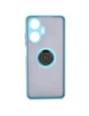 Kup Pouzdro s držákem na prst Bizon Case Hybrid Ring pro Realme C55 kouřové s světle modrým rámečkem - BIZ739 - {ean13} - Sklep Home Screen