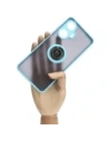 Kup Pouzdro s držákem na prst Bizon Case Hybrid Ring pro Realme C55 kouřové s světle modrým rámečkem - BIZ739 - {ean13} - Sklep Home Screen