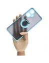 Buy Bizon Case Hybrid Ring Realme C55 smoky with a light blue frame - BIZ739 - {ean13} - Home Screen Store Europe