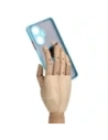 Kup Pouzdro s držákem na prst Bizon Case Hybrid Ring pro Realme C55 kouřové s světle modrým rámečkem - BIZ739 - {ean13} - Sklep Home Screen