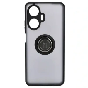 Kup Etui z uchwytem na palec Bizon Case Hybrid Ring do Realme C55 przydymione z czarną ramką - BIZ740 - {ean13} - Sklep Home Screen