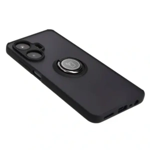 Kup Etui z uchwytem na palec Bizon Case Hybrid Ring do Realme C55 przydymione z czarną ramką - BIZ740 - {ean13} - Sklep Home Screen