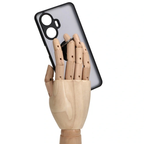 Kup Bizon Case Hybrid Gyűrű Realme C55 füstös fekete kerettel - BIZ740 - {ean13} - Sklep Home Screen
