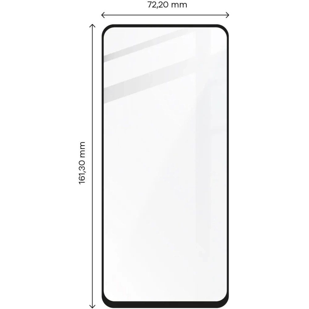 2x Szkło na ekran + szkło na aparat BIZON Edge 2 do Realme C55