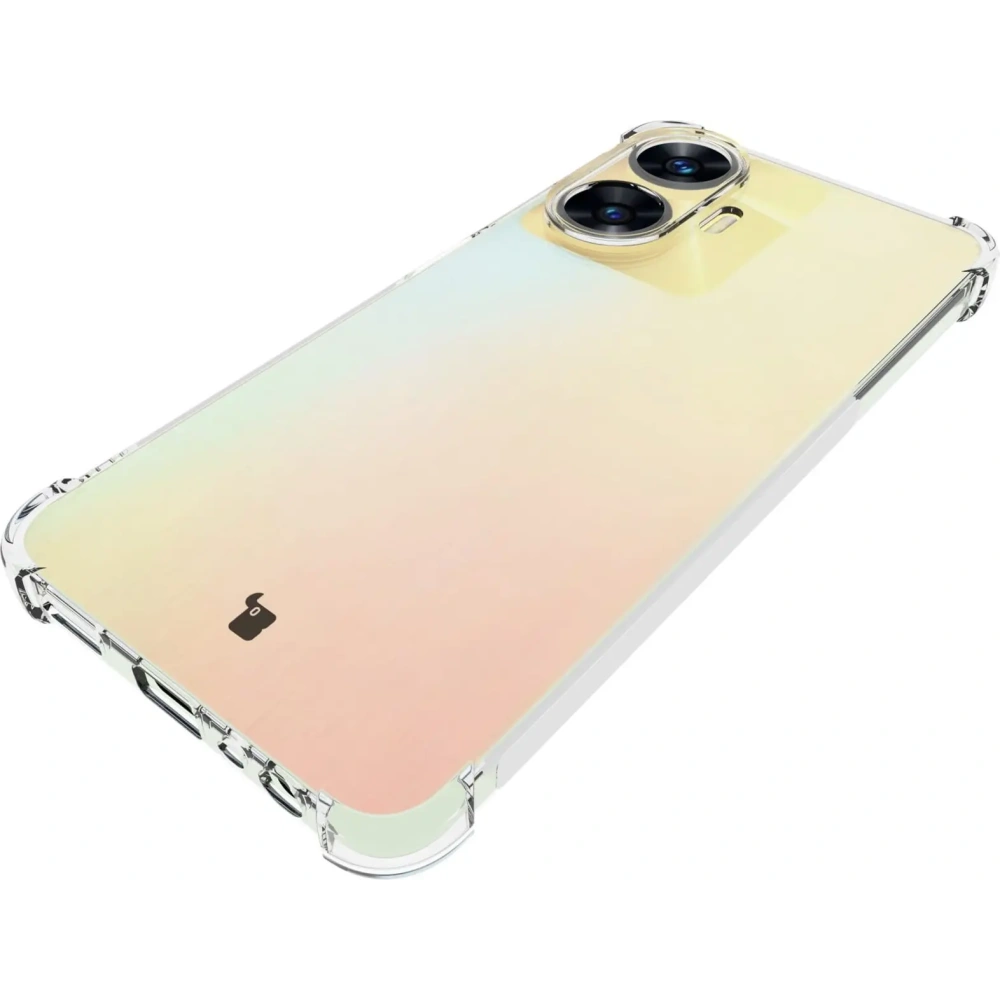 Etui + 2x szkło na ekran Bizon Case Clear Pack do Realme C55 przezroczyste