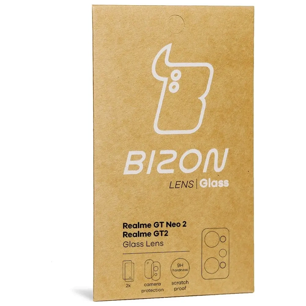 Szkło na aparat Bizon Glass Lens do Realme GT2/ Neo2 [2 PACK]