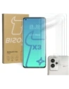 Bizon Glas Klar gehärtetes Glas - 3 Stück. + Linsenglas Realme GT 2 Pro