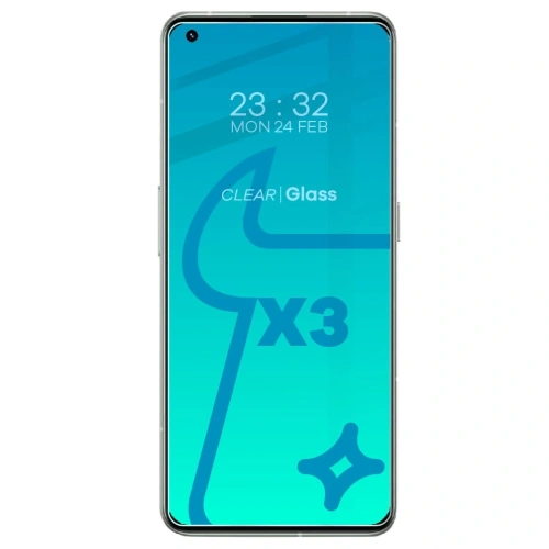 Buy Bizon Glass Clear tempered glass - 3 pcs. + lens glass Realme GT 2 Pro - BIZ750 - {ean13} - Home Screen Store Europe