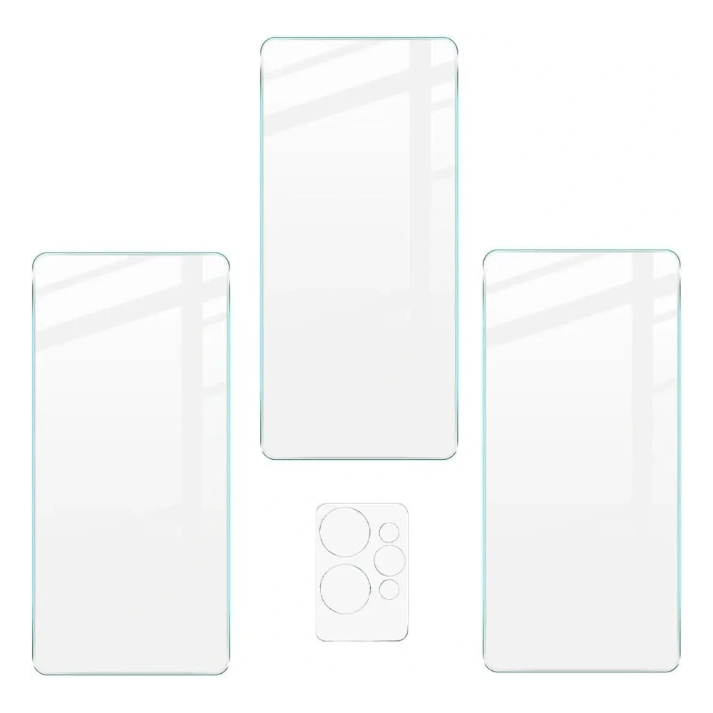 Szkło hartowane Bizon Glass Clear - 3 szt. + obiektyw Realme GT 2 Pro