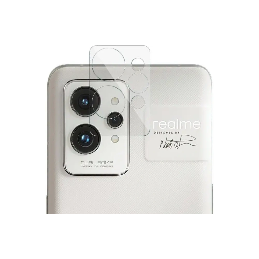 Szkło hartowane Bizon Glass Clear - 3 szt. + obiektyw Realme GT 2 Pro