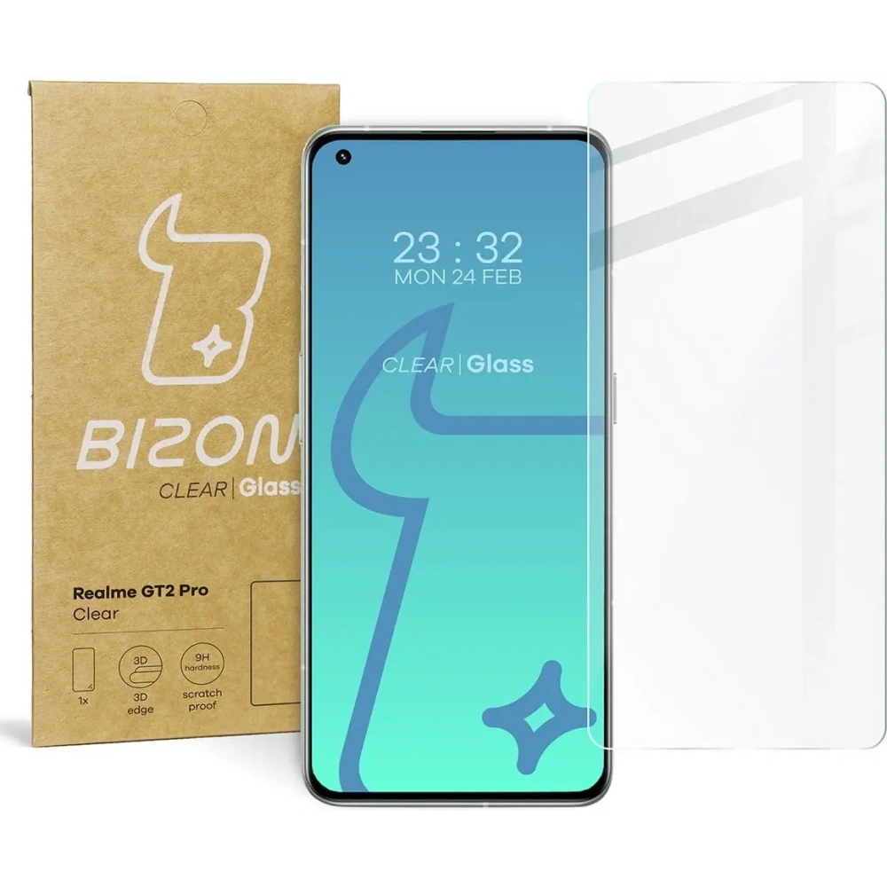 Szkło hartowane Bizon Glass Clear do Realme GT2 Pro