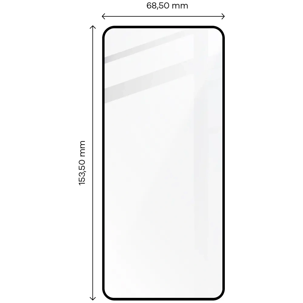 Szkło hartowane Bizon Glass Edge do Realme GT Master czarne
