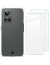 Etui + 2x sklo na displej Bizon Case Clear Pack pro Realme GT Neo 3 průhledné