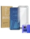 Kup Bizon Glass Edge gehärtetes Glas - [2 PACK] + Linsenschutz Realme GT Neo 3 schwarz - BIZ762 - {ean13} - Sklep Home Screen