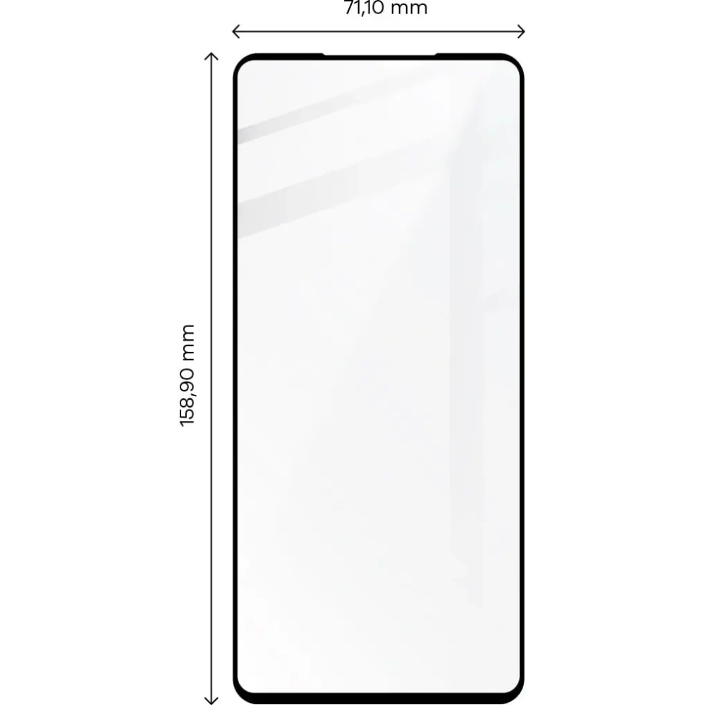 Szkło hartowane Bizon Glass Edge - [2 PACK] + ochrona na obiektyw Realme GT Neo 3