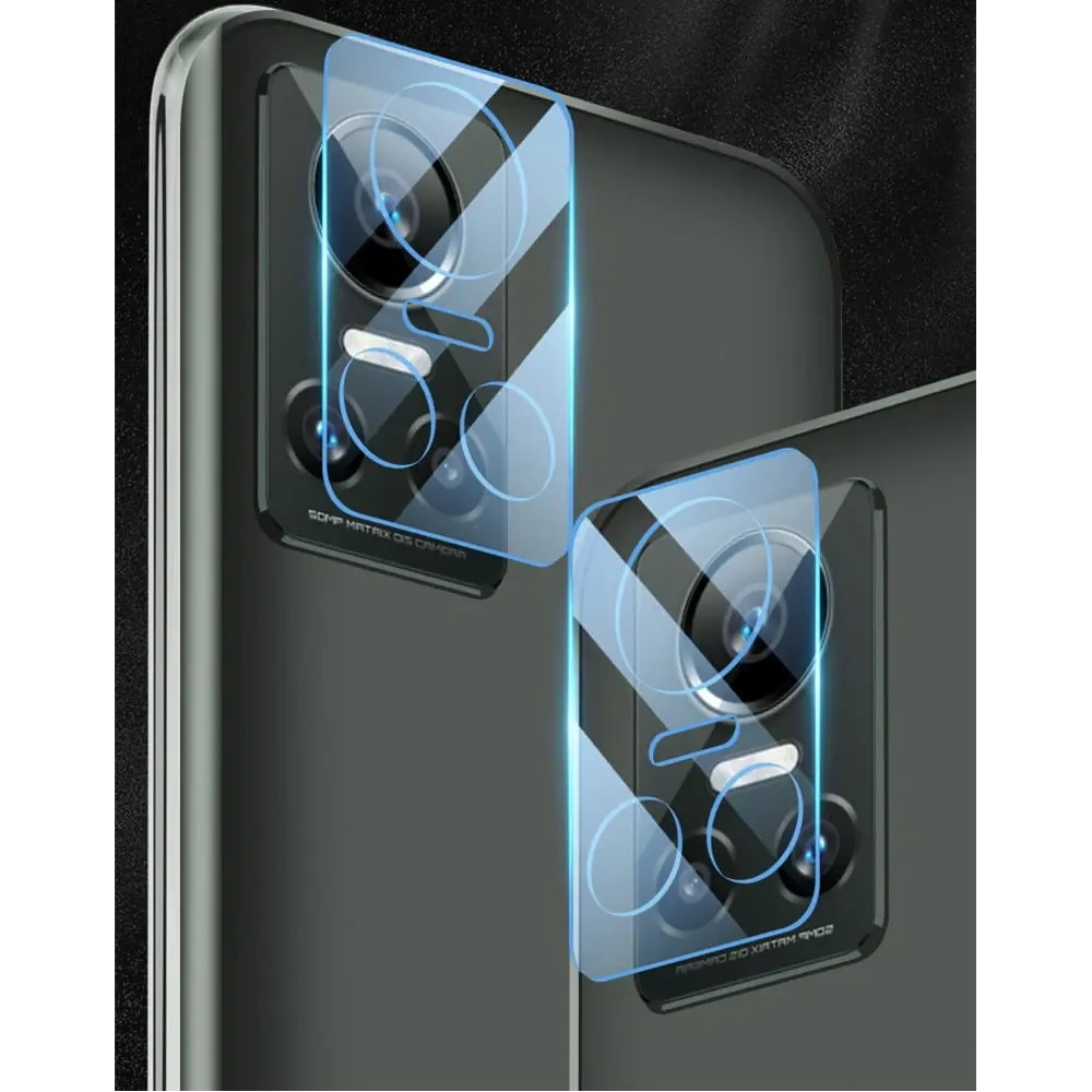 Szkło hartowane Bizon Glass Edge - [2 PACK] + ochrona na obiektyw Realme GT Neo 3