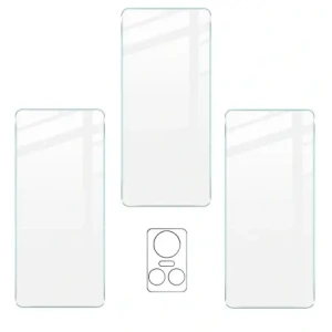 Tvrzené sklo Bizon Glass Clear - 3 ks + objektiv Realme GT Neo 3