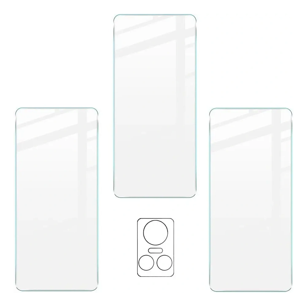 Szkło hartowane Bizon Glass Clear - 3 szt. + obiektyw Realme GT Neo 3