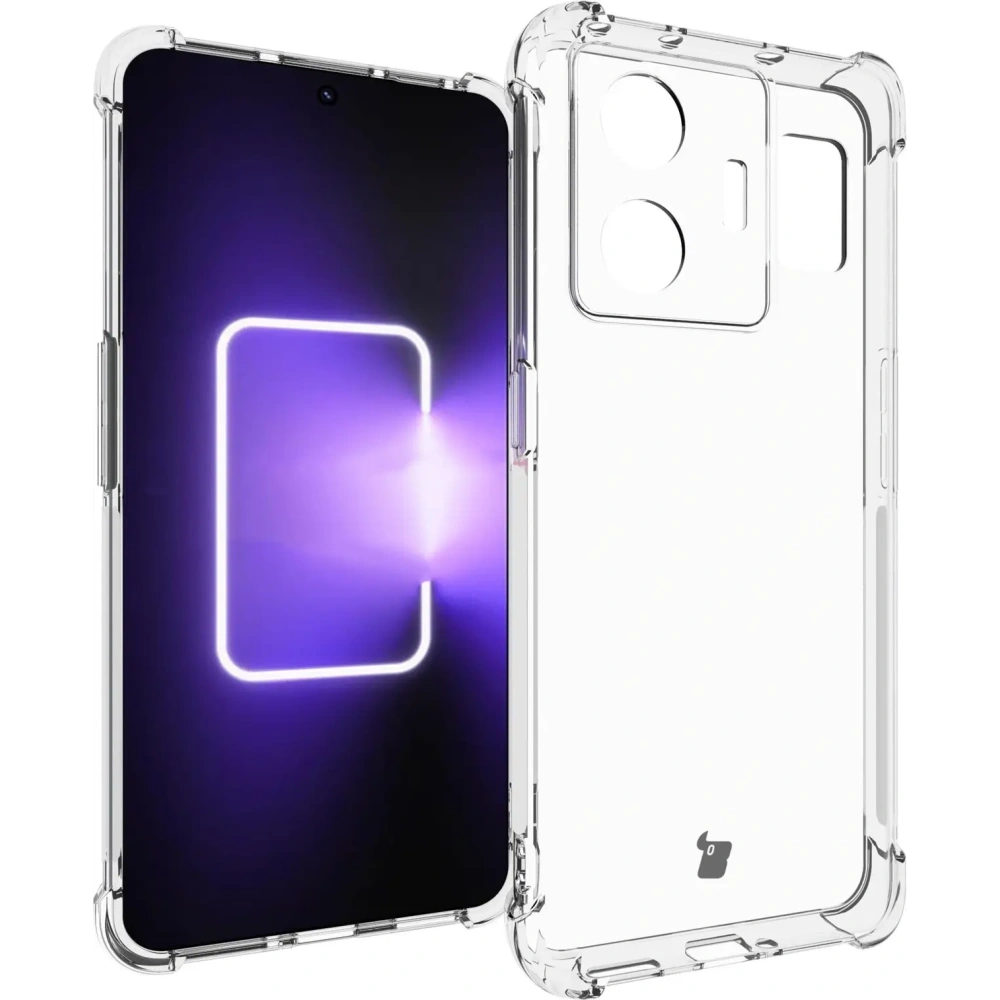 Elastyczne etui Bizon Case Salpa do Realme GT3 przezroczyste