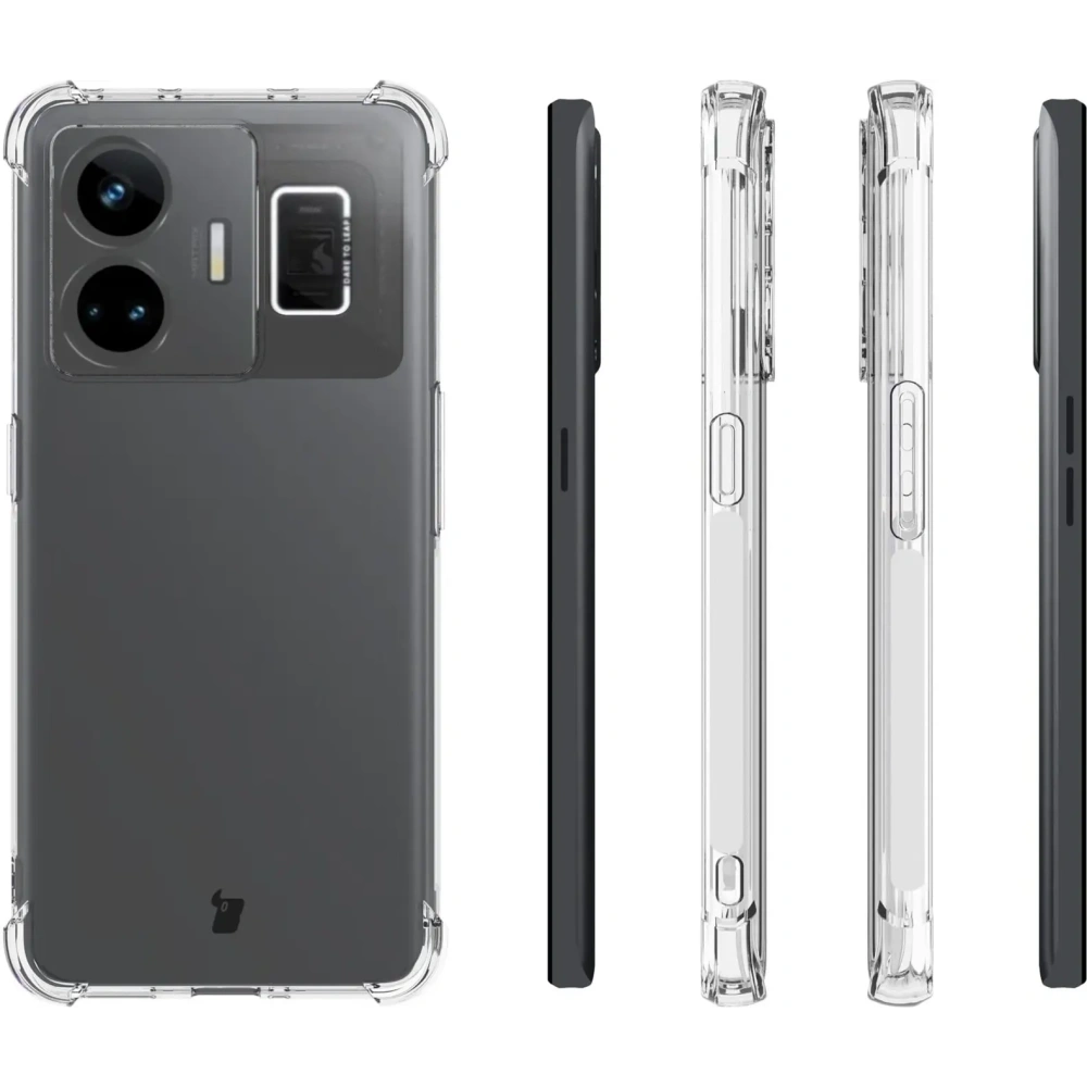 Elastyczne etui Bizon Case Salpa do Realme GT3 przezroczyste