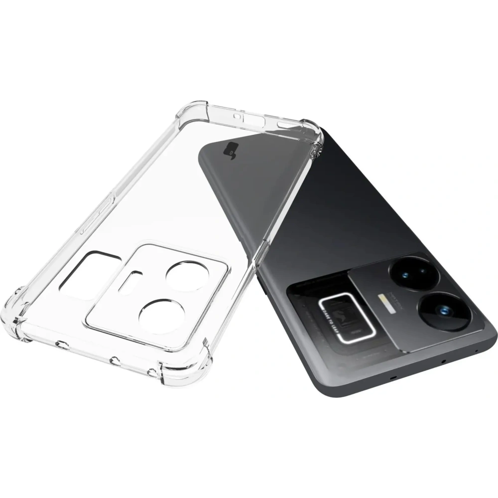 Elastyczne etui Bizon Case Salpa do Realme GT3 przezroczyste