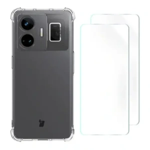 Kup Etui + 2x folia Bizon Case Clear Pack do Realme GT3 przezroczyste - BIZ766 - {ean13} - Sklep Home Screen