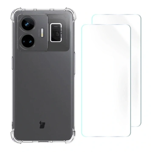 Kup Etui + 2x folia Bizon Case Clear Pack do Realme GT3 przezroczyste - BIZ766 - {ean13} - Sklep Home Screen