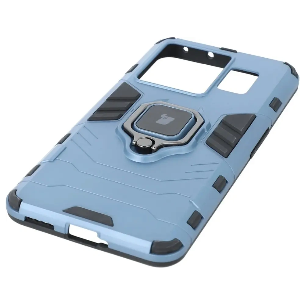Etui Bizon Case Armor Ring do Realme GT3 niebieskie