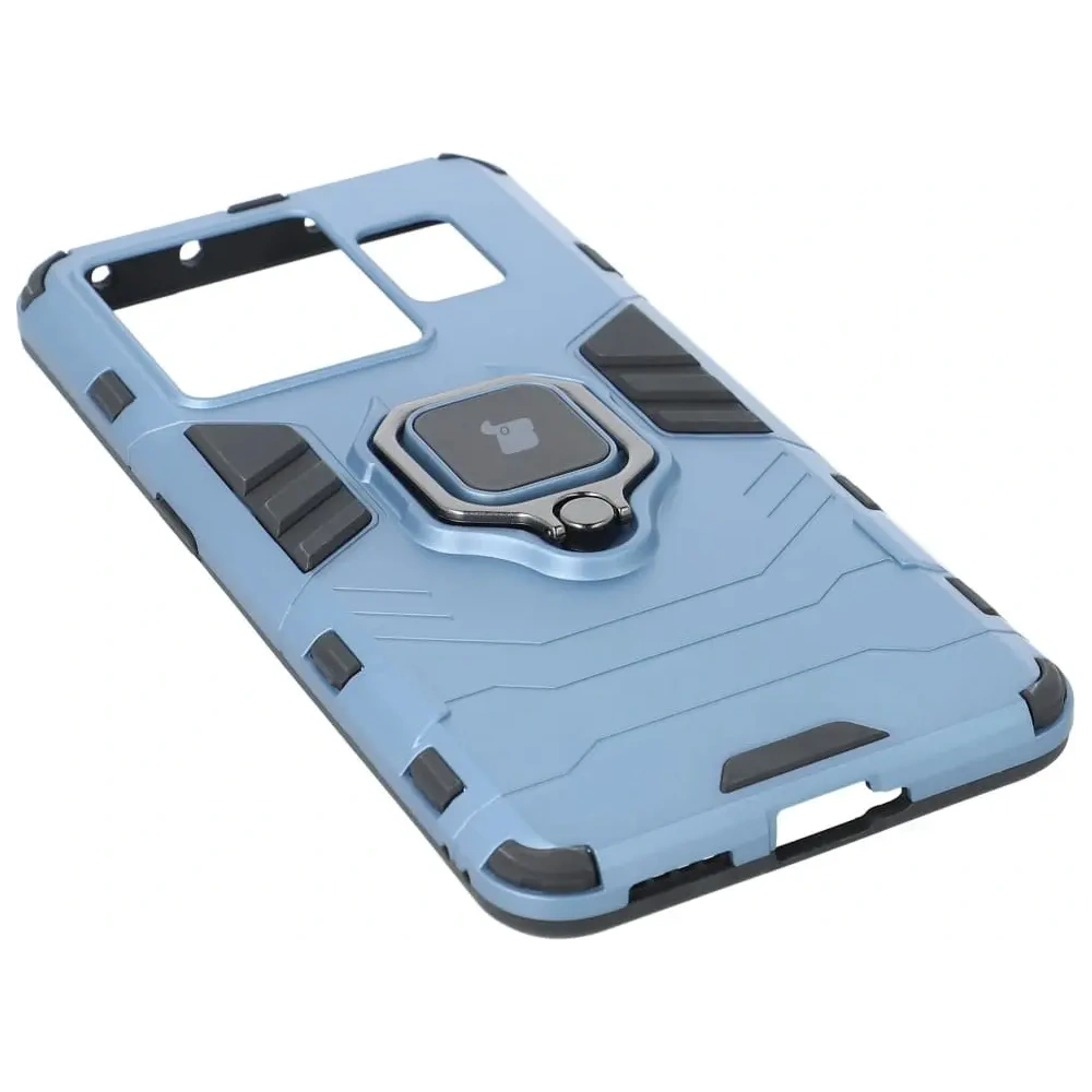 Etui Bizon Case Armor Ring do Realme GT3 niebieskie