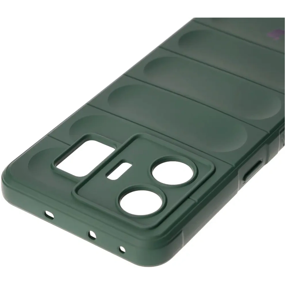 Pancerne etui Bizon Case Tur do Realme GT3 ciemnozielone