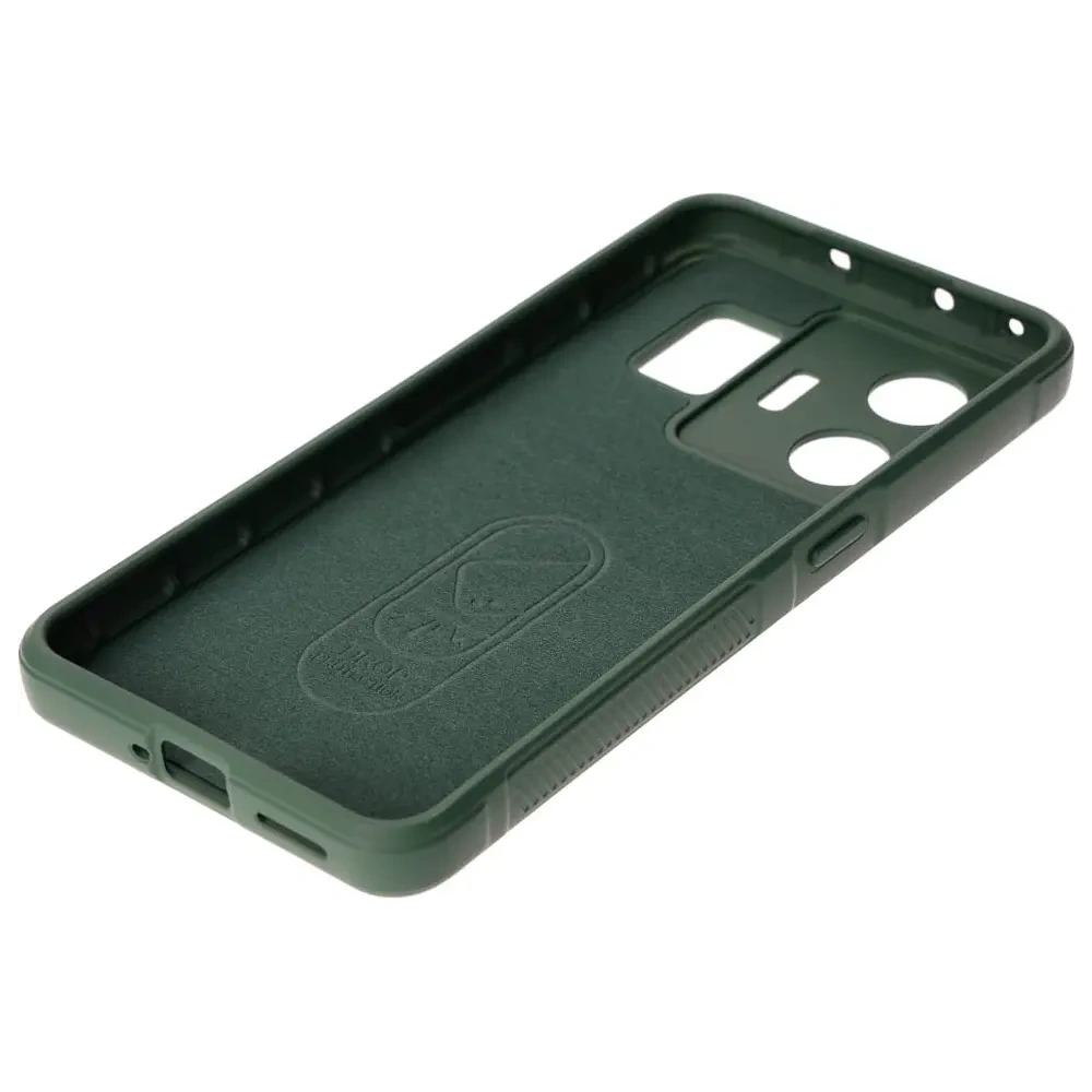 Pancerne etui Bizon Case Tur do Realme GT3 ciemnozielone