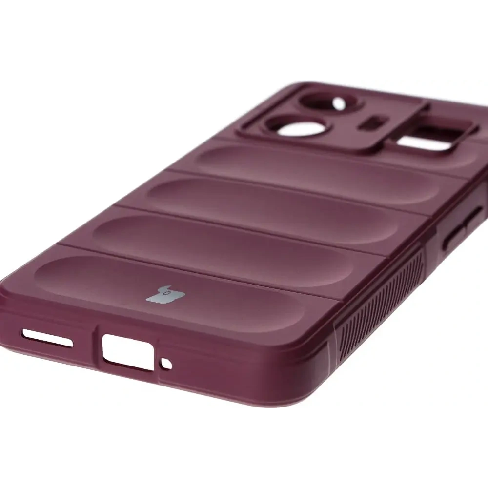 Pancerne etui Bizon Case Tur do Realme GT3 ciemnofioletowe