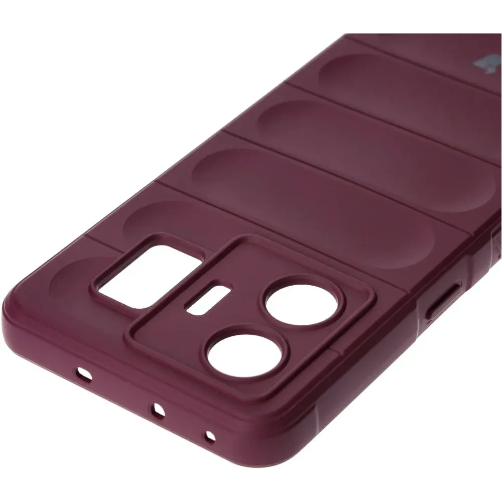 Pancerne etui Bizon Case Tur do Realme GT3 ciemnofioletowe