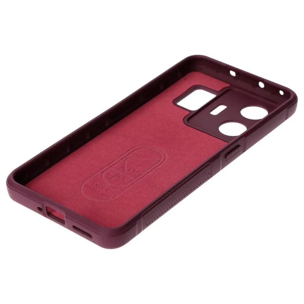 Pancerne etui Bizon Case Tur do Realme GT3 ciemnofioletowe