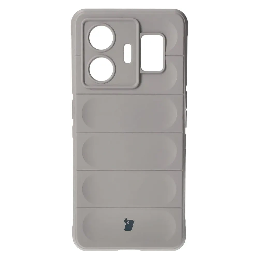 Pancerne etui Bizon Case Tur do Realme GT3 jasnoszare