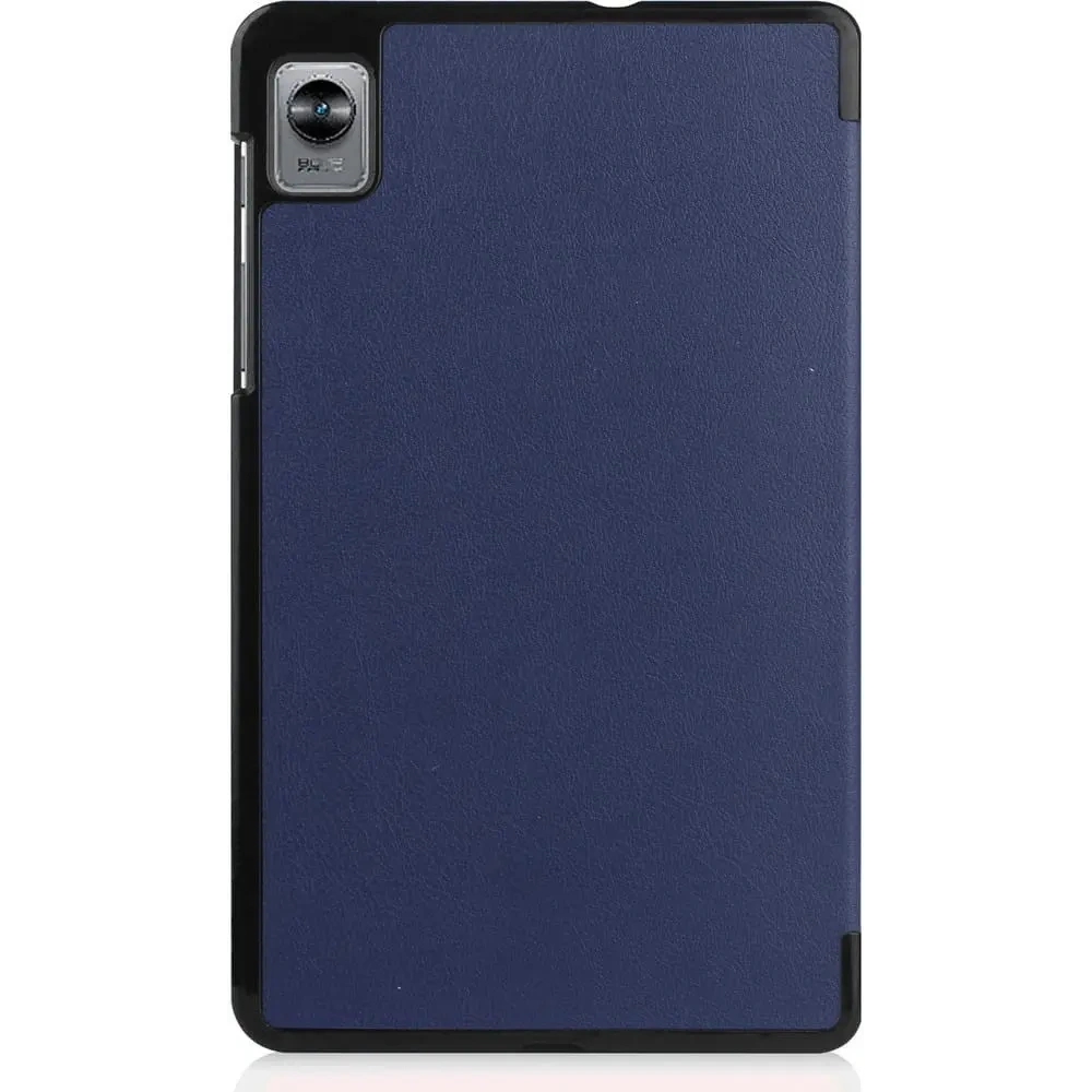 Etui Bizon Case Tab Croc do Realme Pad Mini 8.7 granatowe