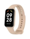 Bizon heveder + tok óra pöttyök Xiaomi Redmi Smart Band 2 / Xiaomi Mi Band 8 Aktív világos rózsaszín