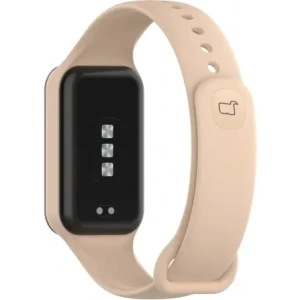 Kup Bizon Strap + Caz Ceas Dots Xiaomi Redmi Smart Band 2 / Xiaomi Mi Band 8 Activ roz deschis - BIZ785 - {ean13} - Sklep Home Screen