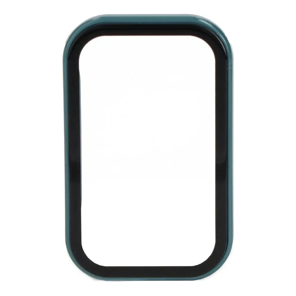 Etui Bizon Case+Glass Set do Xiaomi Redmi Smart Band 2 / Xiaomi Mi Band 8 Active zielone