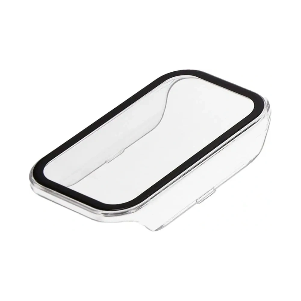 Etui Bizon Case+Glass Set do Xiaomi Redmi Smart Band 2 / Xiaomi Mi Band 8 Active przezroczyste