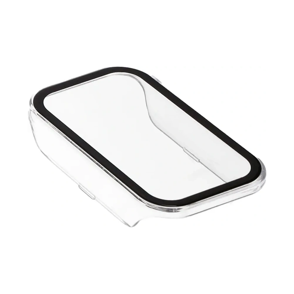 Etui Bizon Case+Glass Set do Xiaomi Redmi Smart Band 2 / Xiaomi Mi Band 8 Active przezroczyste