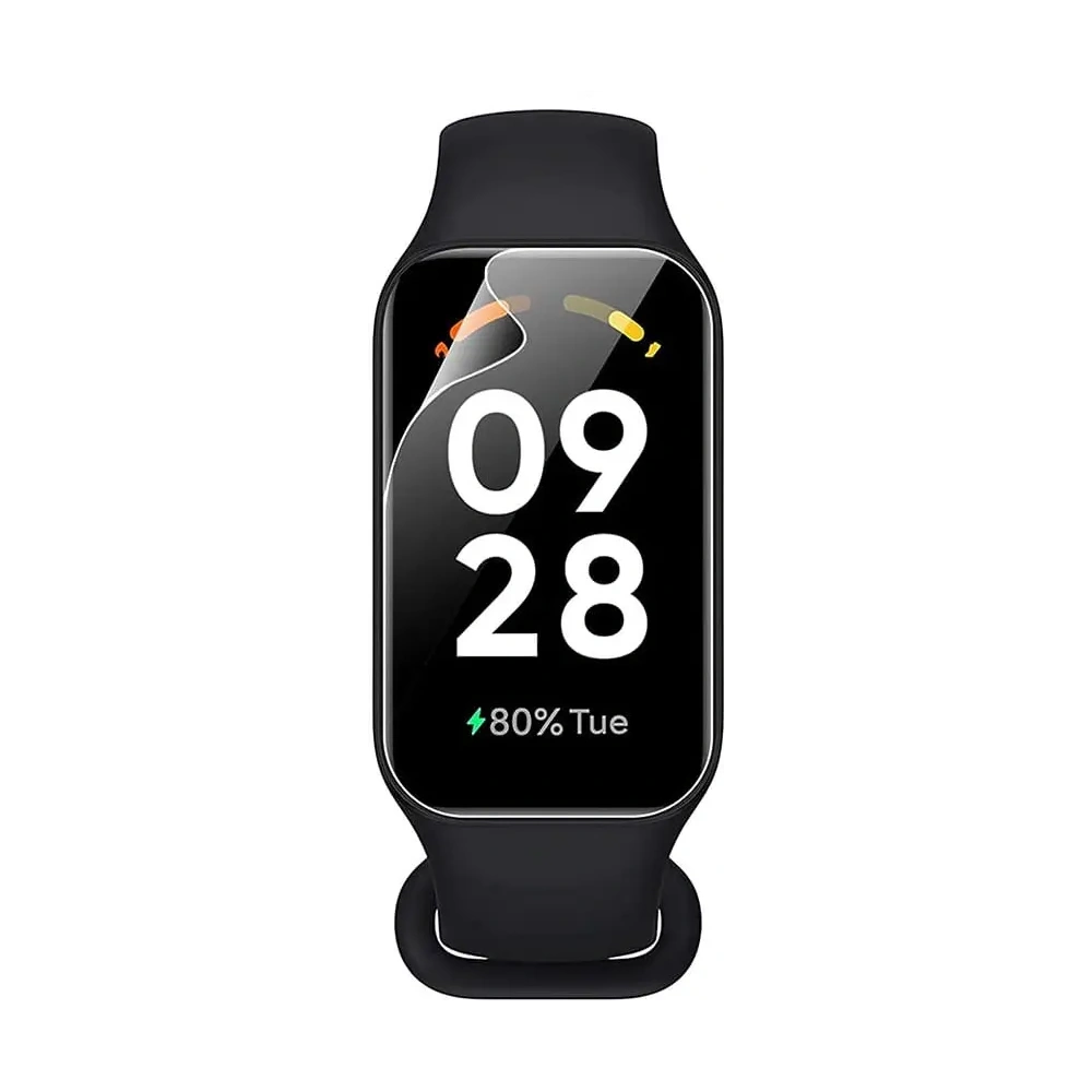 Folia hydrożelowa na ekran Bizon Glass Hydrogel do Redmi Smart Band 2 / Xiaomi Mi Band 8 Active [2 PACK]