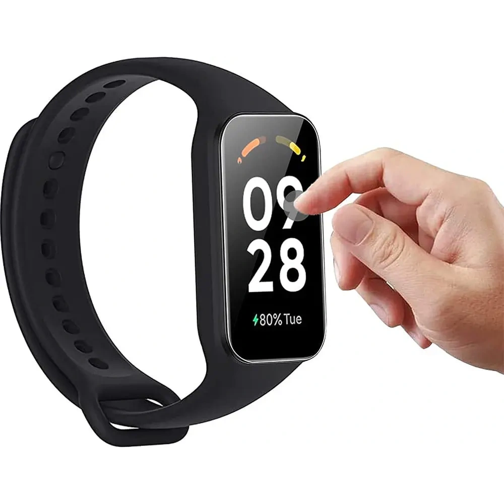 Folia hydrożelowa na ekran Bizon Glass Hydrogel do Redmi Smart Band 2 / Xiaomi Mi Band 8 Active [2 PACK]